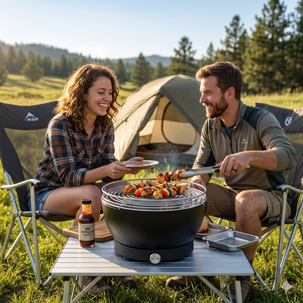 ✨ Stylish Smokeless Grills for Glamping Lovers